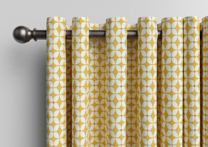 Zap, Butterscotch - Made to Measure Curtains - Image 12